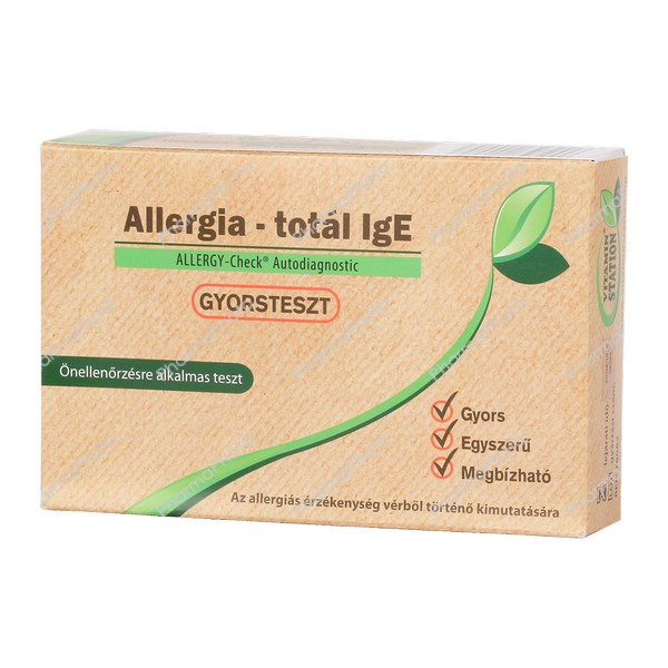 Allergia Total IGE gyorsteszt VITAMIN STATION 1x146974 2017 tn