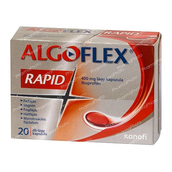 Algoflex Rapid 400 mg lágy kapszula 20x