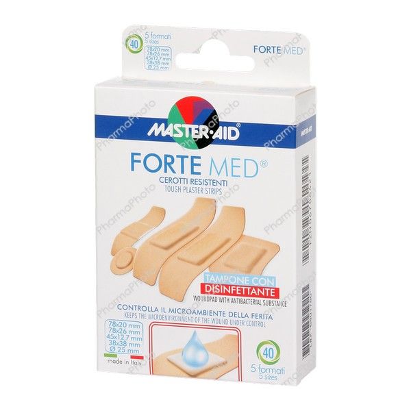 MASTER AID Forte med sebtapasz különböző 40x