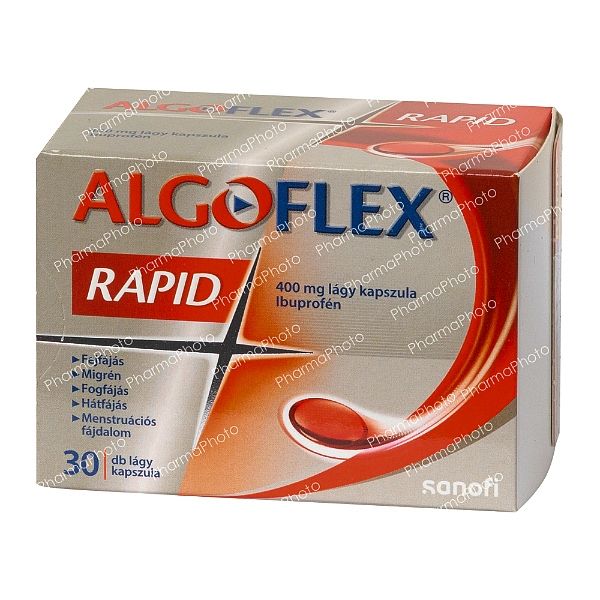 Algoflex Rapid 400 mg lágy kapszula 30x